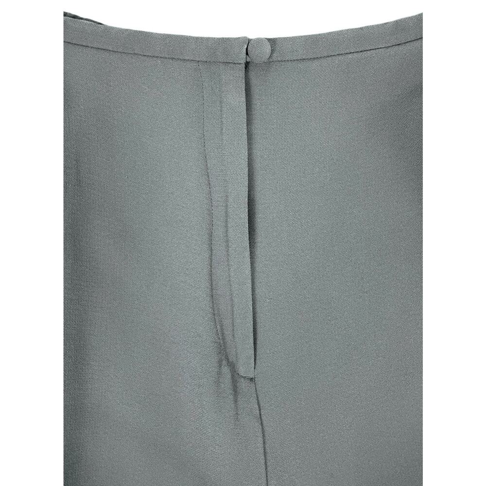 Eileen Fisher 100% Silk Pants Gray Large Lightweight Laganlook Beach Resort - Picture 4 of 16